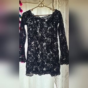 Victoria's secret stretch lace lingerie black